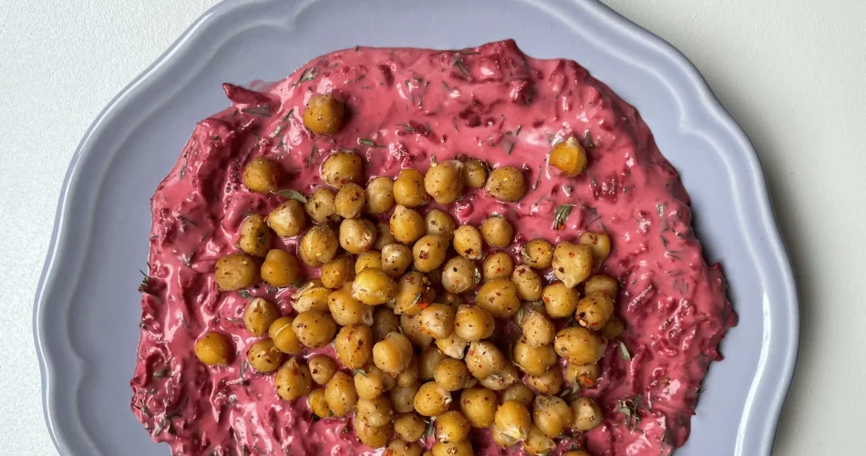 Chickpea Meze with Red Beetroot Recipe